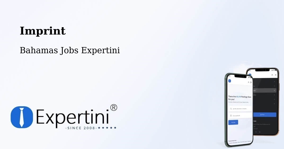 Imprint – Lucaya - Bahamas Jobs Expertini